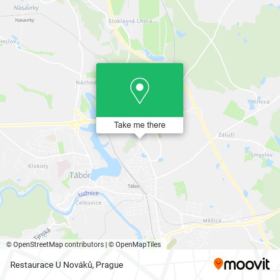 Карта Restaurace U Nováků