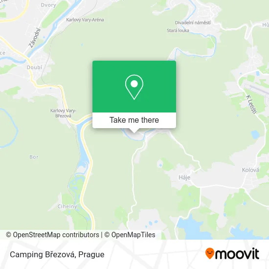 Карта Camping Březová