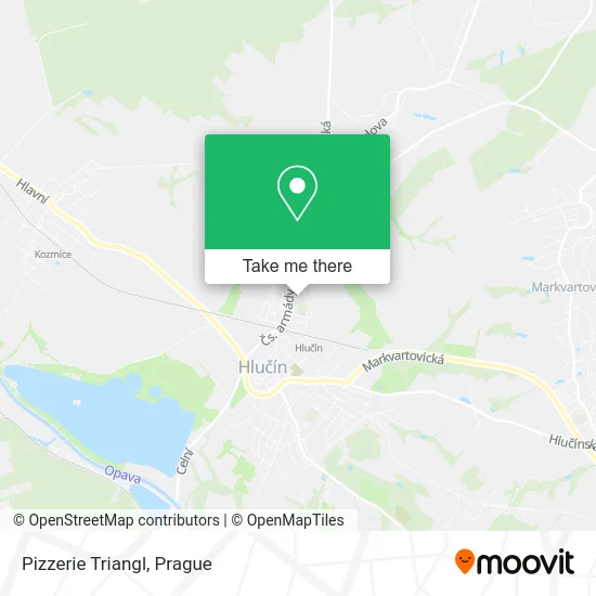 Карта Pizzerie Triangl