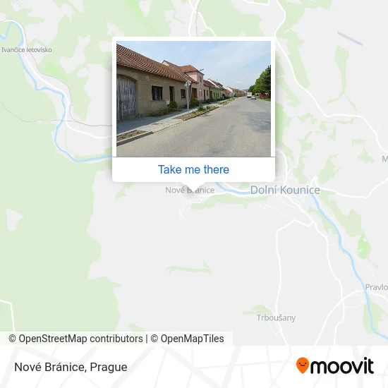 Карта Nové Bránice