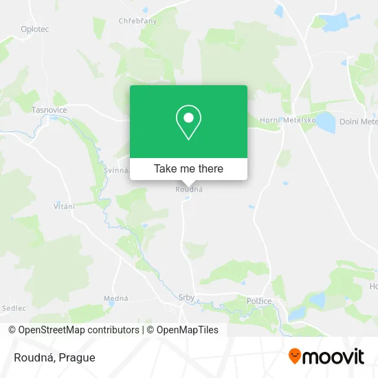 Карта Roudná