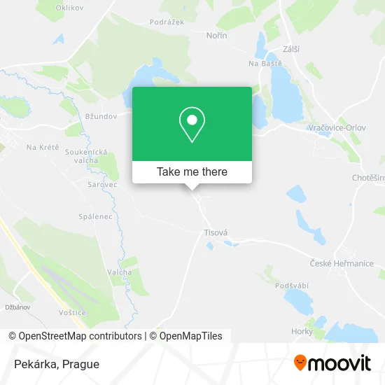 Карта Pekárka