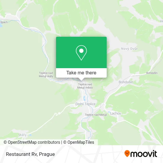 Карта Restaurant Rv