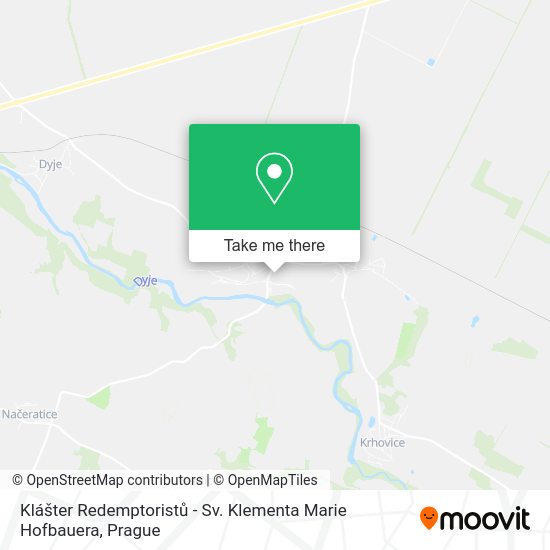 Klášter Redemptoristů - Sv. Klementa Marie Hofbauera map