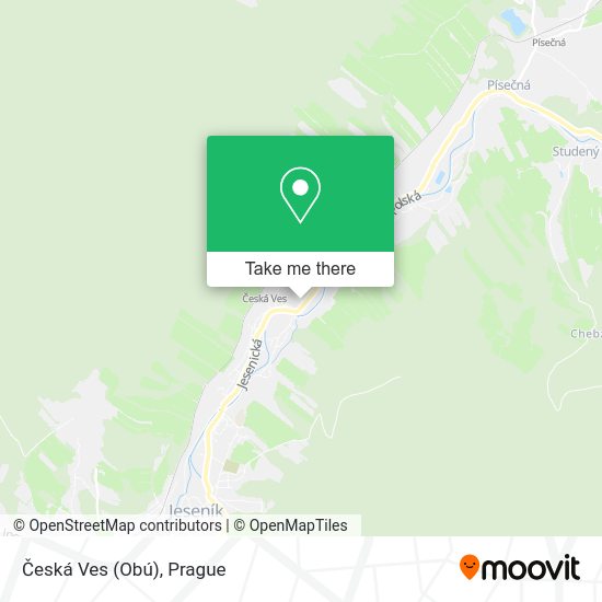 Карта Česká Ves (Obú)