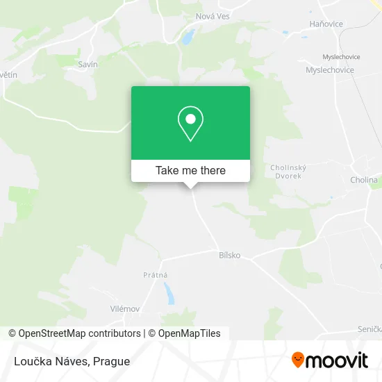Карта Loučka Náves
