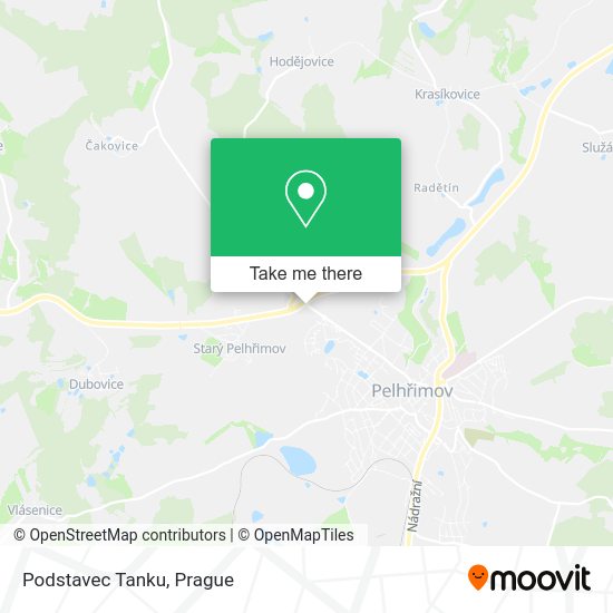 Карта Podstavec Tanku