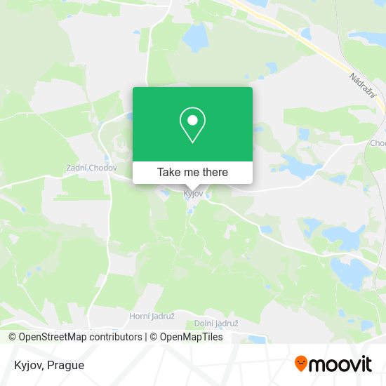 Карта Kyjov