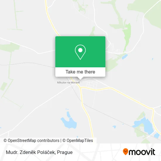 Карта Mudr. Zdeněk Poláček