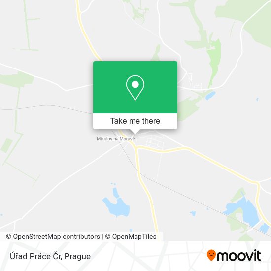 Úřad Práce Čr map