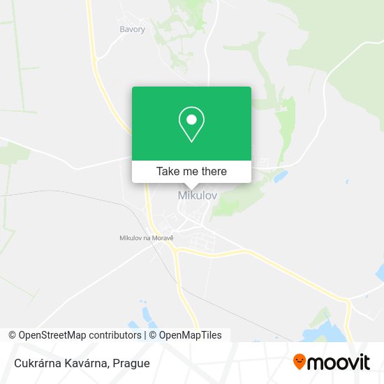 Cukrárna Kavárna map