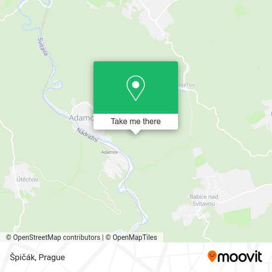 Карта Špičák
