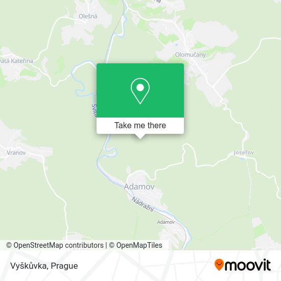 Карта Vyškůvka