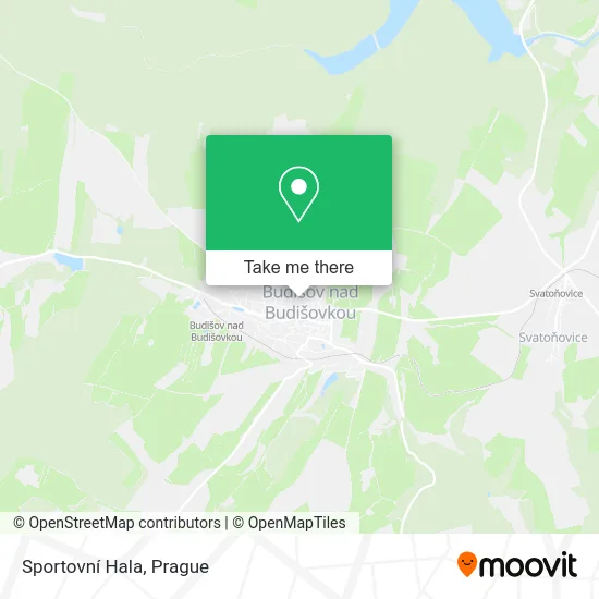 Карта Sportovní Hala