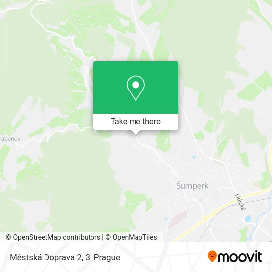 Карта Městská Doprava 2, 3
