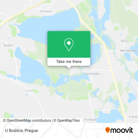 Карта U Bošilce