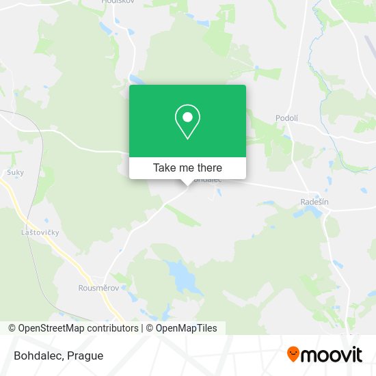 Карта Bohdalec