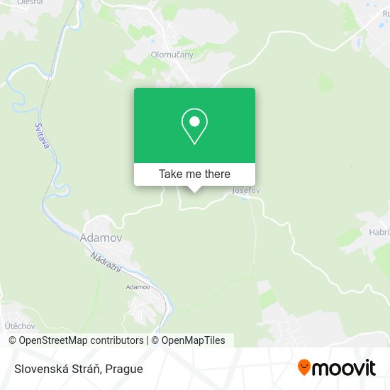 Slovenská Stráň map
