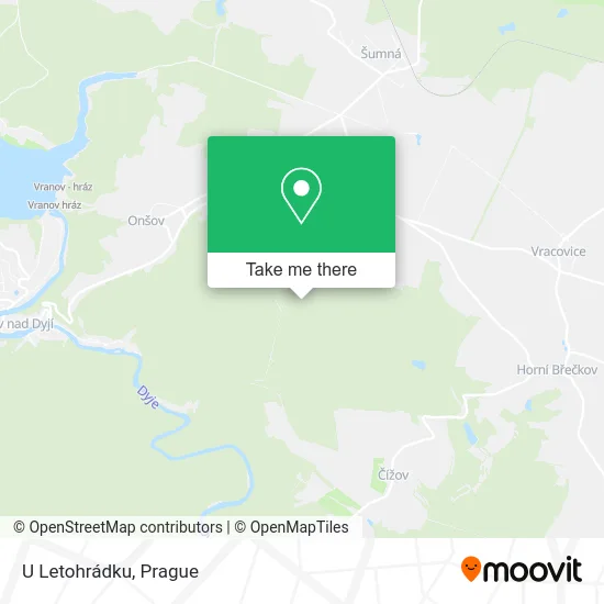 Карта U Letohrádku