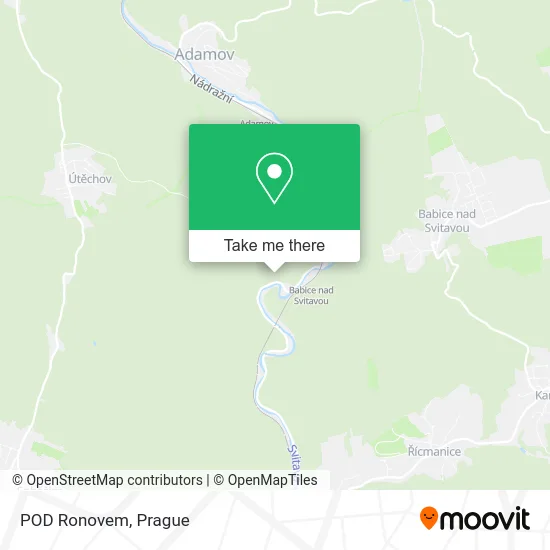 Карта POD Ronovem