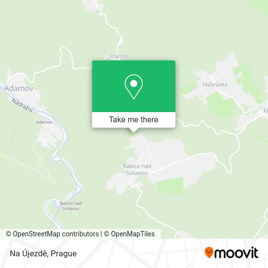 Карта Na Újezdě