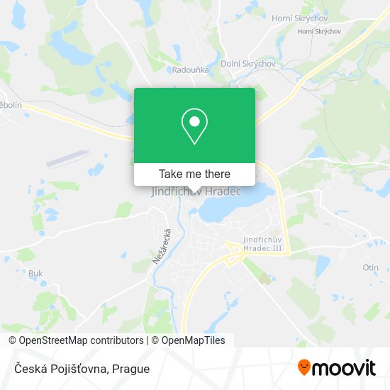 Česká Pojišťovna map