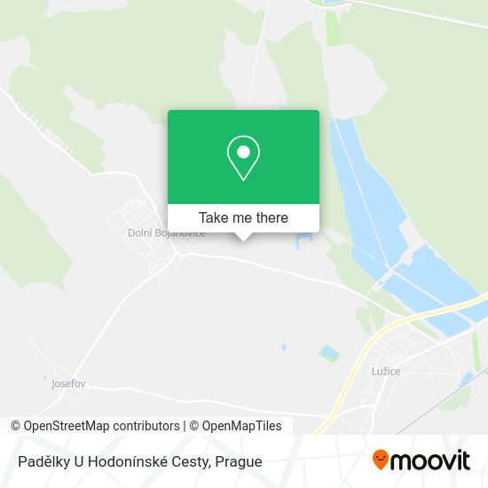 Padělky U Hodonínské Cesty map