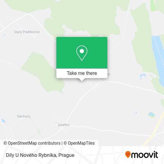 Díly U Nového Rybníka map