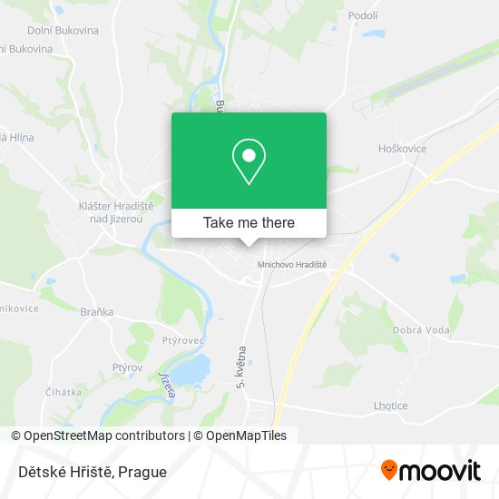 Dětské Hřiště map