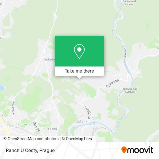 Карта Ranch U Cesty