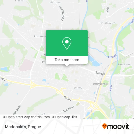 Карта Mcdonald's