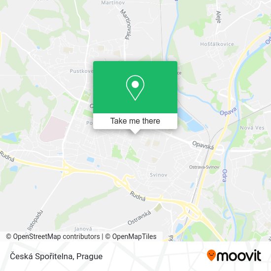 Česká Spořitelna map