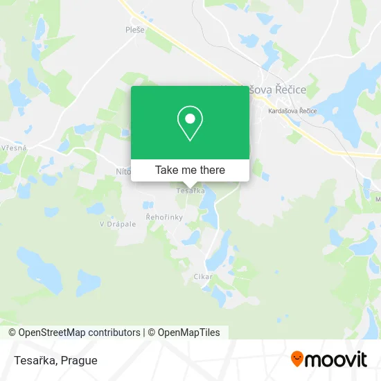 Карта Tesařka