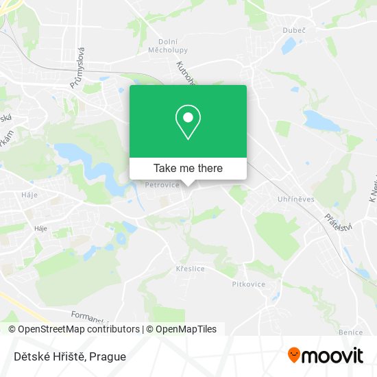Dětské Hřiště map