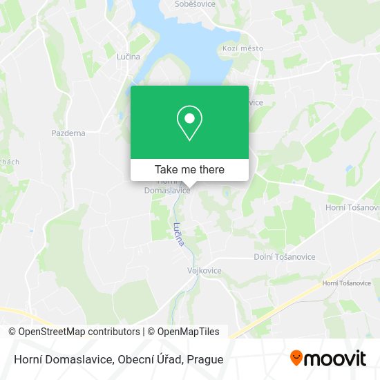 Horní Domaslavice, Obecní Úřad map