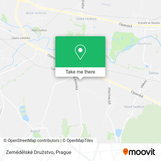 Zemědělské Družstvo map