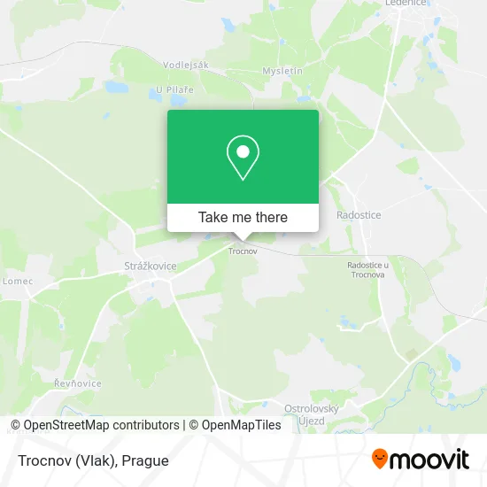 Карта Trocnov (Vlak)