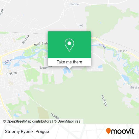 Stříbrný Rybník map