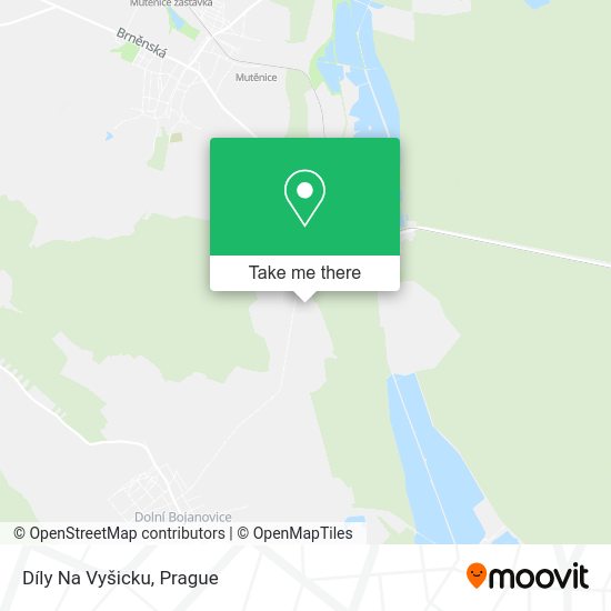 Díly Na Vyšicku map