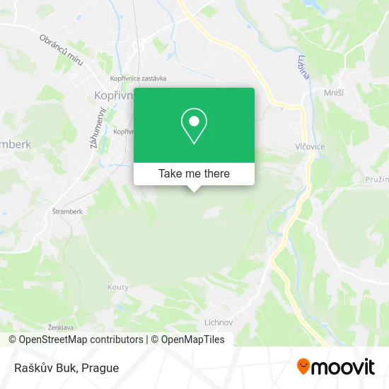 Карта Raškův Buk