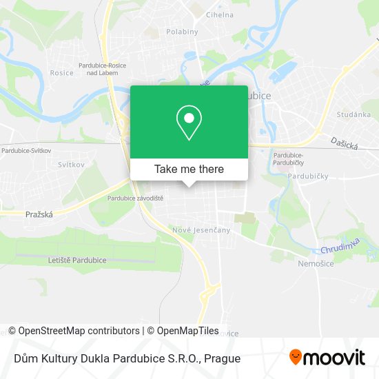 Dům Kultury Dukla Pardubice S.R.O. map