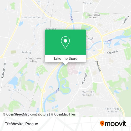Třešňovka map