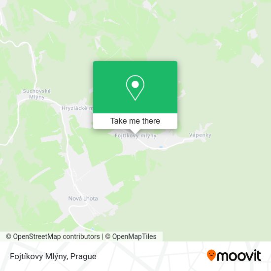 Fojtíkovy Mlýny map