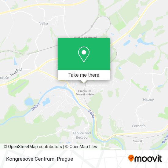 Kongresové Centrum map