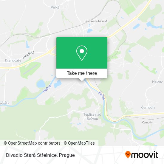 Divadlo Stará Střelnice map