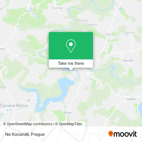 Карта Na Kocandě