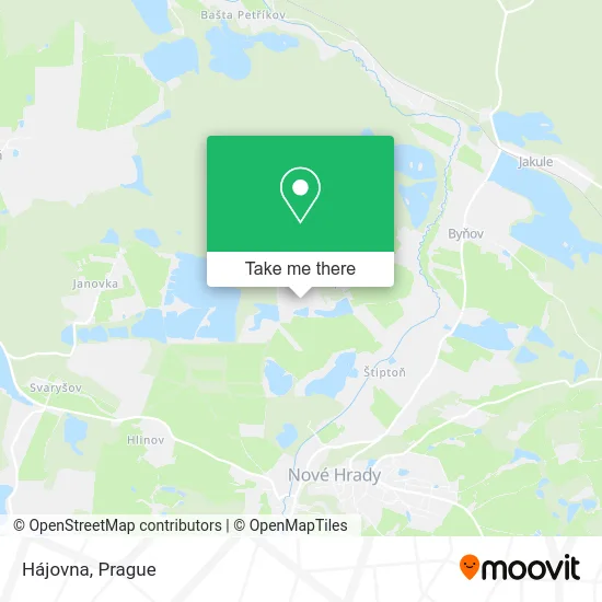 Карта Hájovna