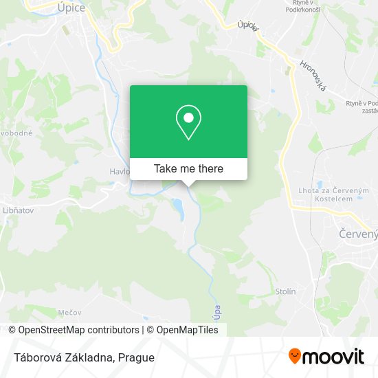 Táborová Základna map