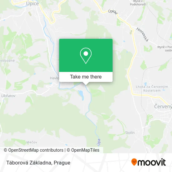 Карта Táborová Základna