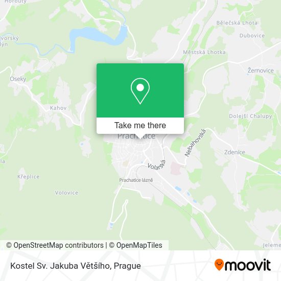 Kostel Sv. Jakuba Většího map